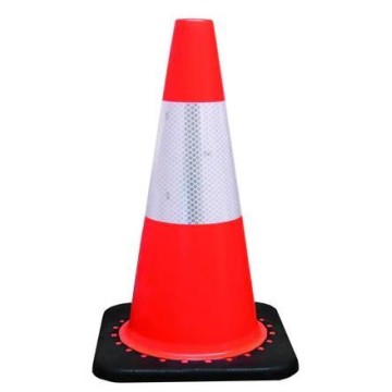 ESSENTIAL - 50cm Κώνος σήμανσης PVC με ανακλαστική ταινία (7099)