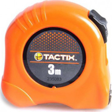 TACTIX - 3mx16mm Μετροταινία με Αυτόματη Επαναφορά (235083)