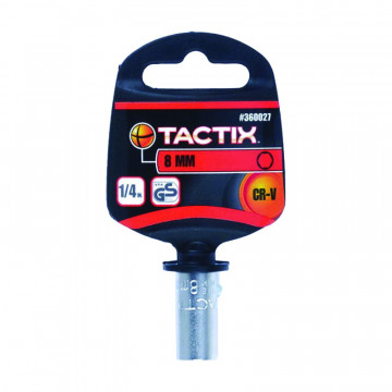 TACTIX - 6 mm Καρυδάκι CR-V 1/4", Εξάγωνο 360025