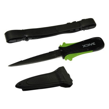 X-DIVE - 11cm Μαχαίρι κατάδυσης ribbon lime (65111)