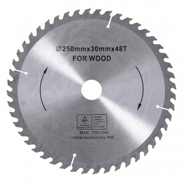 KRAUSMANN - 250x1.6x30mm Διαμαντόδισκος ξύλου (AC14050)