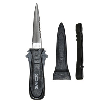 X-DIVE - 9cm μαχαίρι κατάδυσης ribbon inox γκρί (65117)