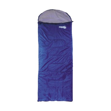 PANDA - Υπνόσακος bike hood μπλέ 180+30x76cm - 200gr/m2 (12328)
