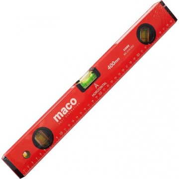 MACO - 40cm Αλφάδι αλουμινίου με 3 μάτια (MC.0141252)