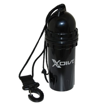 XDIVE - 7X18cm Στεγανός κύλινδρος dry Ι μαύρος (66247)
