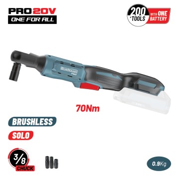 BORMANN Pro - BBP5423 Ηλεκτρική Καστάνια Μπαταρίας 20V,Li-Ion,70Nm,0-320rpm,3/8",SOLO (085164)