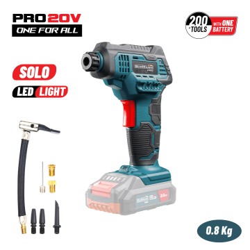 BORMANN Pro - BBP3640 Τρόμπα Αυτοκινήτου Μπαταρίας 20V, Li-lon,130psi,30lt/min, SOLO (086802)