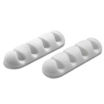 Inofix - Clips Οργάνωσης Καλωδίων 2τμχ Λευκό (7103-2)