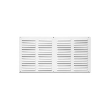 Inofix - Περσίδα Εξαερισμού 20x40cm αλουμινίου λευκό (1256-2G)
