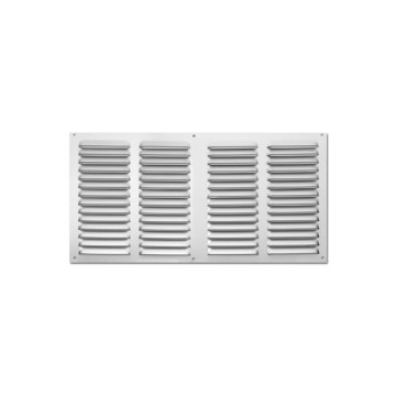 Inofix - Περσίδα Εξαερισμού 20x40cm αλουμινίου ασημί (1256-5G)