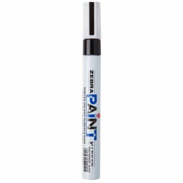 Zebra - Μαρκαδόρος Λαδιού 3.0mm Μέτρια Μύτη Μαύρο (ZB51011)