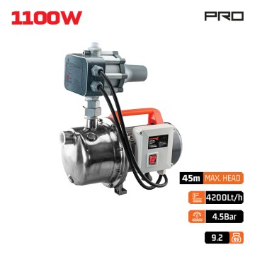 NAKAYAMA PRO - NP2120 Πιεστικό με Ηλεκτρονικό Ελεγκτή 1100W (035152)
