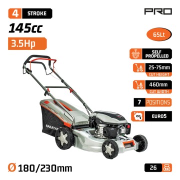 NAKAYAMA PRO - PM4830 Αυτοκινούμενη Μηχανή Γκαζόν Βενζίνης 4hp (032397)