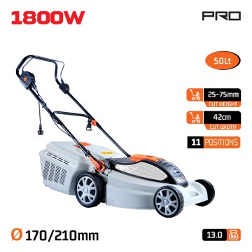 NAKAYAMA PRO - EM4020 Μηχανή Γκαζόν Ηλεκτρική 1800W (032366)