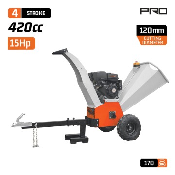 NAKAYAMA PRO - GS9600 Θρυμματιστής κλαδιών 15HP 120mm (029175)