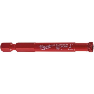 MILWAUKEE - 10mm Ποτηροτρύπανο Διαμαντέ με Διάμετρο 1/4 (4932498344)