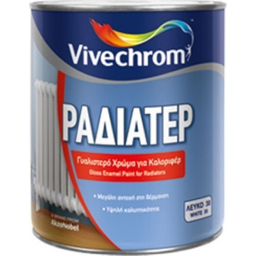 VIVECHROM - Ραδιατέρ 750ml λευκό Νο30 χρώμα για καλοριφέρ (5174861)