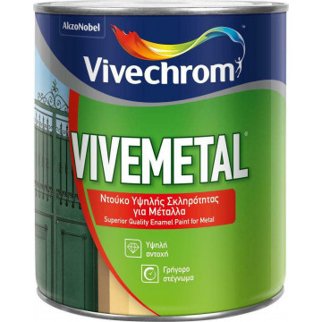 VIVECHROME - Vivemetal No30 λευκό γυαλιστερό ΛΕΥΚΟ 750ml (5174978)