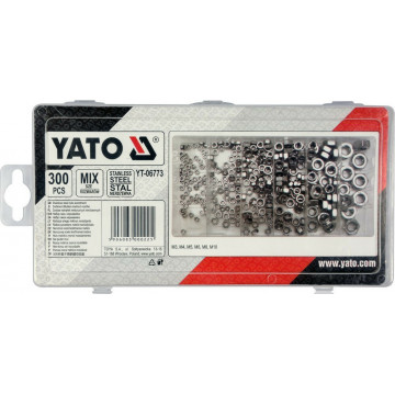 YATO - ΣΕΤ 300 ΤΜΧ ΠΑΞΙΜΑΔΙΑ INOX (ΥΤ-06773)