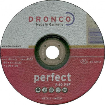 Dronco - A 30 T Δίσκος Λείανσης Μετάλλου 115mm (3116040)