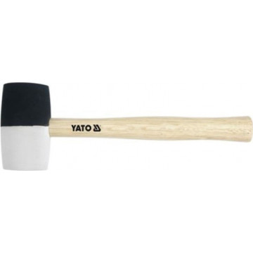 YATO - Ματσόλα λαστιχένια με ξύλινη λαβή 780gr (YT-4604)