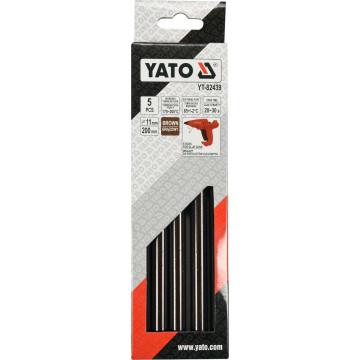 YATO - 11.2mm ΚΑΦΕ ΘΕΡΜΟΚΟΛΛΑ 5ΤΕΜ (YT-82439)	